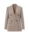 Brunello Cucinelli Double-breasted Blazer With Monili