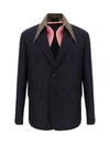 Prada Two-button Blazer In Black