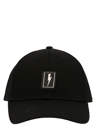 Neil Barrett Neil Barret Baseball Cap With Logo In Black