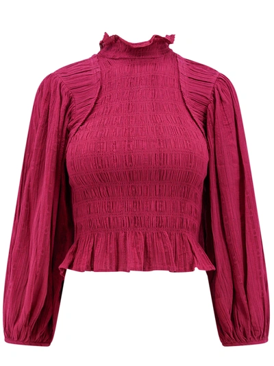 Isabel Marant Étoile Imayae Cotton Shirt In Pink