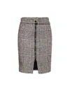 Tom Ford Virgin Wool Skirt With Prince Of Wales Motif