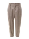 Giorgio Armani Men Cashmere Trouser In Green