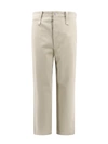 BURBERRY COTTON TROUSER WITH MAXI BELT LOOPS