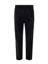 PT TORINO EDGE QUINDICI VIRGIN WOOL TROUSER WITH ICONIC CHARM