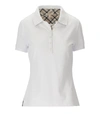 BARBOUR BARBOUR  PORTSDOWN WHITE POLO SHIRT