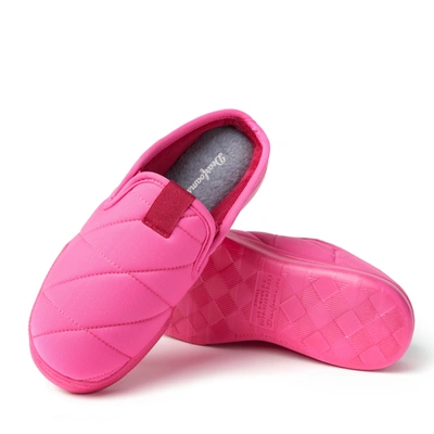 Dearfoams Women's Kali Water Resistant Lightweight Eva Spandex Clog In Pink
