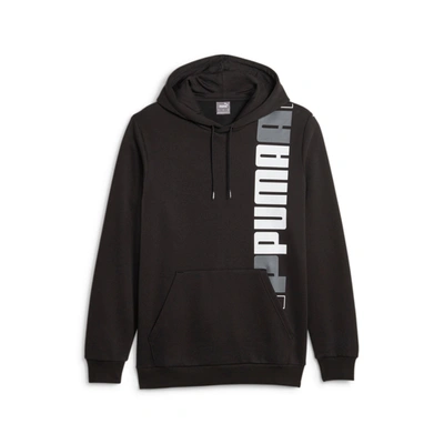 Puma Men's Ess+ Logo Lab Hoodie In Black