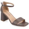 Journee Collection Valenncia Ankle Strap Sandal In Multi