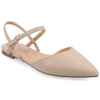 Journee Collection Collection Women's Wide Width Supernatural Tru Comfort Foam Martine Pumps Warm Shades In Gold