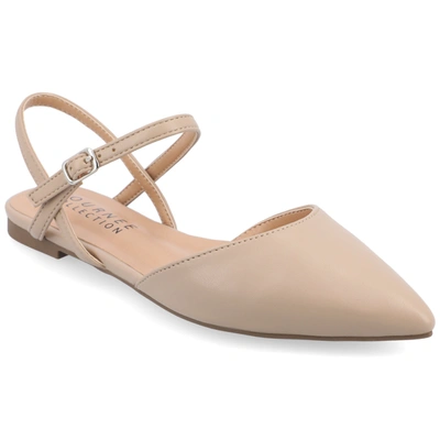 Journee Collection Collection Women's Supernatural Tru Comfort Foam Martine Pumps Cool Shades In Gold