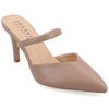 Journee Collection Collection Women's Wide Width Supernatural Tru Comfort Foam Yvon Pumps Warm Shades In Pink