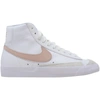 Nike Blazer Mid '77 Cz1055-118 Women's White Peach Leather Sneaker Shoes Yup22 In White