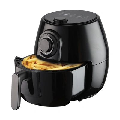 Supersonic National 4.2 Qt Mechanical Air Fryer In Black