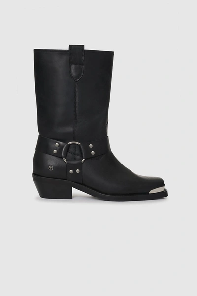 Anine Bing Ryder Boots In Black