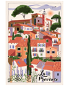 TORCHONS & BOUCHONS TORCHONS ET BOUCHONS PROVENCE VILLAGE TEA TOWELS (SET OF 2)