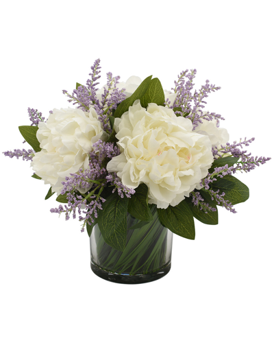 Creative Displays Cream Peonies & Lavender Heather Floral Arrangement