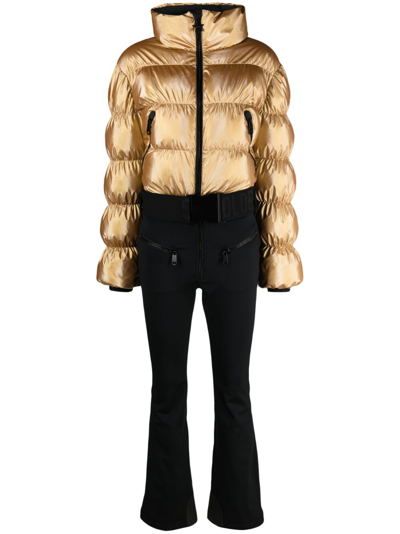 Goldbergh Snowball Padded Ski Suit In Gold