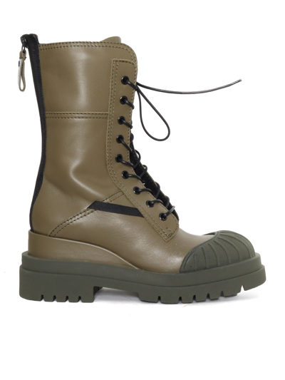 Premiata Yukon Boots In Green