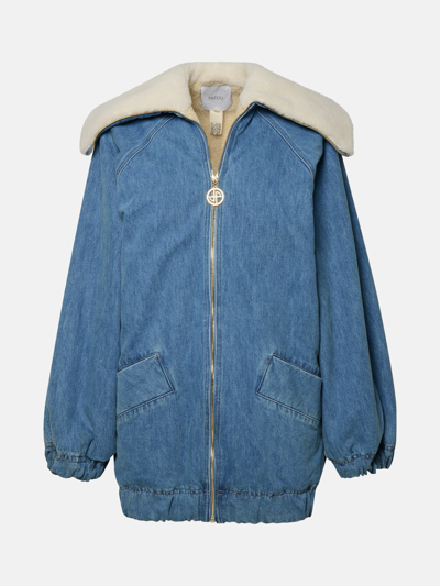 Patou Blue Denim Jacket In Light Blue