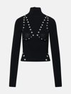 Off-white Off White Mockneck With Studs In Black