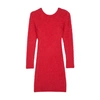Ba&sh Tunia Boat Neck Dress In Red