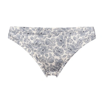 Eres Avoine Floral-print Briefs In Imprime_coquelicot