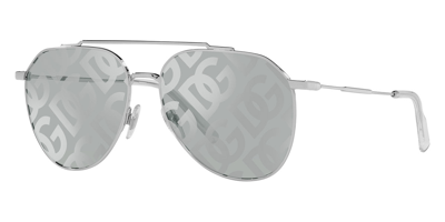 Dolce & Gabbana Dolce And Gabbana Dg2296 05/al 58 In Grey / Silver