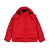 Ba&sh Zeo Cropped Puffer Jacket In Red