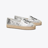 Tory Burch Ines Platform Espadrilles In Grey