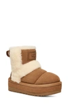 Ugg (r) Classic Chillapeak Genuine Shearling Trimmed Boot In Chestnut