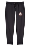 Hugo Boss Men's Boss X Nfl Cotton-blend Tracksuit Bottoms With Collaborative Branding In Bucs Charcoal