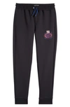 Hugo Boss Boss X Nfl Cotton-blend Tracksuit Bottoms With Collaborative Branding In Giants