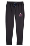 Hugo Boss Sack Cotton Blend Joggers In Black