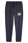 Hugo Boss Boss X Nfl Cotton Blend Joggers In Dark Blue