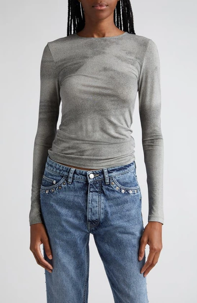 Paloma Wool Gray Arcangel Long Sleeve T-shirt In Gris Medio (grey)
