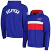 TOMMY HILFIGER TOMMY HILFIGER  ROYAL BUFFALO BILLS MORGAN LONG SLEEVE HOODIE T-SHIRT