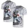 MITCHELL & NESS MITCHELL & NESS BO JACKSON WHITE LAS VEGAS RAIDERS RETIRED PLAYER NAME & NUMBER BURST T-SHIRT