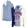 GAMEDAY COUTURE GAMEDAY COUTURE NAVY ARIZONA WILDCATS HALL OF FAME COLORBLOCK PULLOVER HOODIE