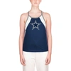 New Era Women's  Navy Dallas Cowboys Ribbed Racerback Tank Top In Navy