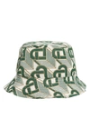 Casablanca Men's Heart Monogram Bucket Hat In Evergreen