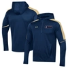 UNDER ARMOUR UNDER ARMOUR NAVY NAVY MIDSHIPMEN 2023 SIDELINE QUARTER-ZIP HOODIE