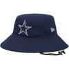 New Era Navy Dallas Cowboys Main Bucket Hat In Navy