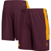 ADIDAS ORIGINALS ADIDAS MAROON ARIZONA STATE SUN DEVILS AEROREADY SHORTS