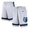 Nike Men's  White, Navy Memphis Grizzlies 2020/21 Association Edition Performance Swingman Shorts In White