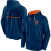 FANATICS FANATICS BRANDED  NAVY CHICAGO BEARS DEFENDER EVO FULL-ZIP HOODIE