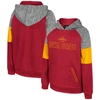 COLOSSEUM YOUTH COLOSSEUM CARDINAL IOWA STATE CYCLONES LIVE HARDCORE RAGLAN PULLOVER HOODIE