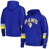 Starter Royal Los Angeles Rams Captain Pullover Hoodie In Royal