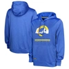 Outerstuff Royal Los Angeles Rams Speed Drill Streak Pullover Hoodie In Royal