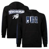 FISLL FISLL BLACK JACKSON STATE TIGERS OVERSIZED STRIPES PULLOVER HOODIE