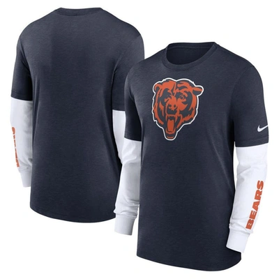 Nike Chicago Bears  Men's Nfl Long-sleeve Top In Blue